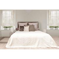 Heckett & Lane bedsprei Premium - off-white - 180x260 cm