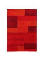 home24 Astra Teppich Livorno Rot 140x200 cm (BxT) Modern Kunstfaser