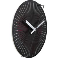 NeXtime NE-3124 Wandklok Dia. 30 Cm, Metaal, Rood,Kinegram Heart'