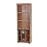 SIT Boekenkast JUPITER van gerecycled gebruikt hout, hoogte 180 cm, shabby chic, vintage