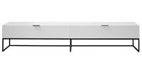 24Designs SALE - Onni TV-meubel 1-Lade + 1 Klepdeur - 200x42x40 - Wit