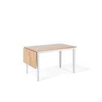Eettafel hout wit 119-159 x 75 cm verlengbaar LOUISIANA