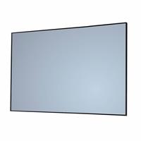sanicare Badkamerspiegel  Q-Mirrors 70x70x2 cm Zwart 