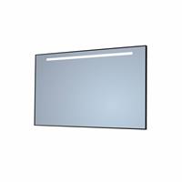 sanicare Badkamerspiegel  Q-MirrorsCool White' LED-Verlichting 70x120x3,5 cm Zwarte Omlijsting 
