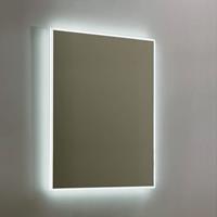 Sanilux Aluminium spiegel LED Infinity 58 cm met spiegelverwarming