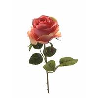Kunstbloem roos Simone 45 cm roze Roze