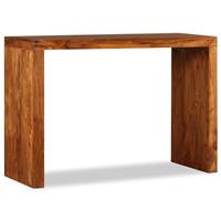 vidaXL Wandtafel massief hout met sheesham afwerking 110x40x76 cm