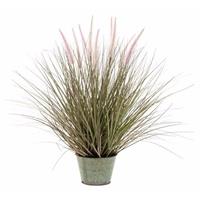 Kunstplant Pennisetum in pot 58 cm Groen