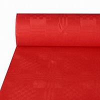 tafelkleed damastpapier op rol 1,18 x 8 m rood