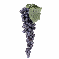 Bellatio Blauwe druiventros 28 cm Blauw