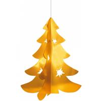 Hangdecoratie kerstboom goud 50 cm