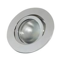 Megatron LED-Einbauring Decoclic GU10/GU5.3, rund, silber