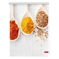 LICHTBLICK Rolgordijn met zijbediening Klemmfix motief Spices (1 stuk)
