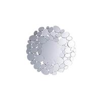 Beliani LIMOGES Wandspiegel Zilver Glas
