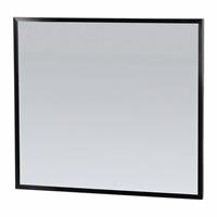 Sanitop Spiegel Topa Silhouette 80x70x2.5 cm Aluminium Zwart 