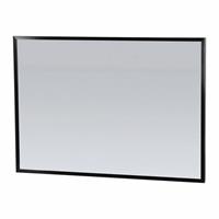 Sanitop Spiegel Topa Silhouette 100x70x2.5 cm Aluminium Zwart 