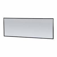 Sanitop Spiegel Topa Silhouette 200x70x2.5 cm Aluminium Zwart 