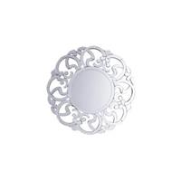 beliani Wandspiegel im Glamour Stil rund dia. 70 cm silber Mornaix - Silber