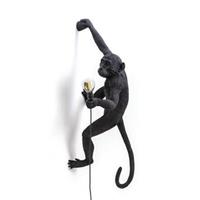 Seletti Monkey Hanging Right Wandlampe Schwarz Außenbereich
