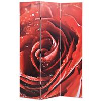 vidaXL Kamerverdeler inklapbaar roos 120x180 cm rood