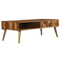 VidaXL Salontafel 110x50x37 cm sheesham hout met honing afwerking