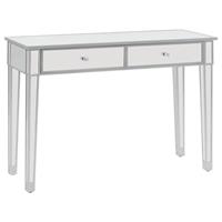 VidaXL Wandtafel gespiegeld 106,5x38x76,5 cm MDF en glas