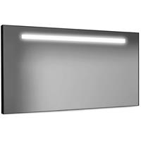 Looox Black Line spiegel met LED-verlichting 100x60 cm, zwart