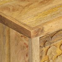 vidaXL Nachttisch Mangoholz Massiv 40 x 30 x 50 cm Braun