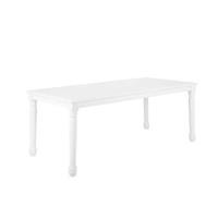 beliani Esszimmertisch weiß 90 x 180 x 76 cm Holztisch Cary - Weiß