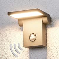 Lampenwelt.com LED-Außenwandleuchte Marius mit Sensor