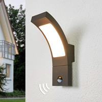 Lampenwelt.com Sensor-Außenwandleuchte Juvia mit LEDs