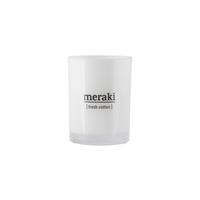 Meraki - Geurkaars Fresh Cotton - 8x10.5cm