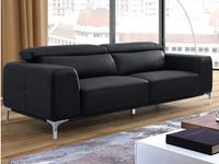 Kauf-Unique Sofa 3-Sitzer Wanaka - Schwarz