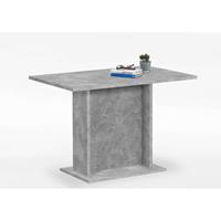 Leen Bakker Eetkamertafel Bandol - beton - 110x77,5x70 cm