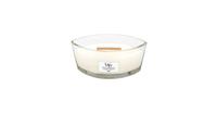 WoodWick Scented candle with wooden lid - Linen