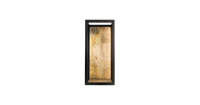 HSM Collection wandbox Levels - naturel/zwart - 25x18x55 cm