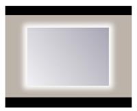 sanicare Q-mirrors spiegel zonder omlijsting / PP geslepen 100 cm. rondom Ambiance cool White leds