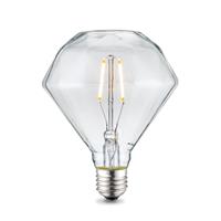 home sweet home LED lamp Diamond E27 2W 160Lm 3000K dimbaar - helder
