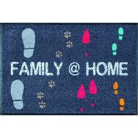 Wash+dry Fußmatte FAMILY @ HOME waschbar 50x75cm