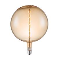 home sweet home LED lamp Globe spiral G260 6W 220Lm 2200K dimbaar - amber