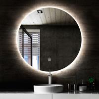 saniclear Circle ronde spiegel met LED verlichting 90cm incl. spiegelverwarming