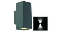Franssen Verlichting Spotpro wandlamp up/down light 2xGU10 - antraciet