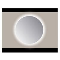 Sanicare Spiegel Rond  Q Ambi Warm White LED PP Geslepen (Zonder Sensor) (ALLE MATEN)