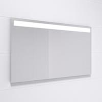 Adema Squared badkamerspiegel 120x70cm met bovenverlichting LED met spiegelverwarming en sensor schakelaar NAA002-N45A-120