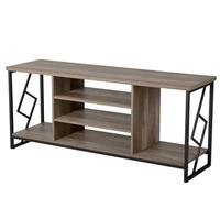 Beliani FORRES TV-meubel Donker houtkleur Spaanplaat