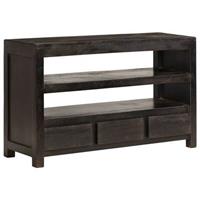 VidaXL Tv-meubel 90x30x55 cm massief acaciahout donkerbruin