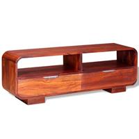 VidaXL Tv-meubel 116x30x40 cm massief sheesham hout