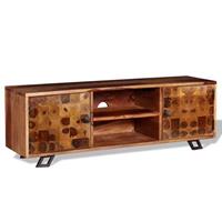 vidaXL Fernsehschrank Massivholz 120x30x40 cm Braun