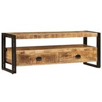 vidaXL TV-Schrank 120 x 35 x 45 cm Mangoholz Massiv Braun