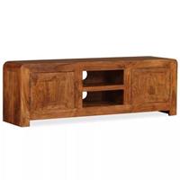 VidaXL Tv-kast 120x30x40 cm massief hout met sheesham afwerking